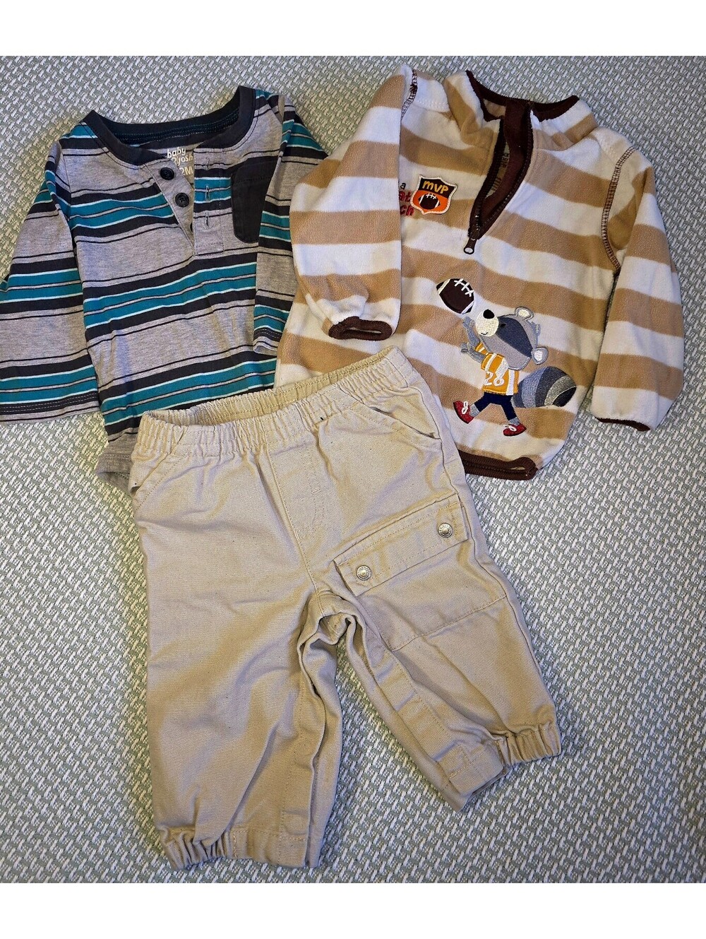 Mixed lot baby clothes set of 3, 12 months